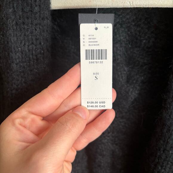 NWT Anthropologie Emile Cardigan / Lea & Viola Black Sweater Small - Picture 7 of 9